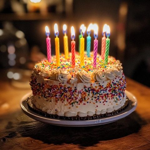 點上蠟燭，生日快樂,這套餐挺好，生日蛋糕都不用給你買了。先來一大口蛋糕