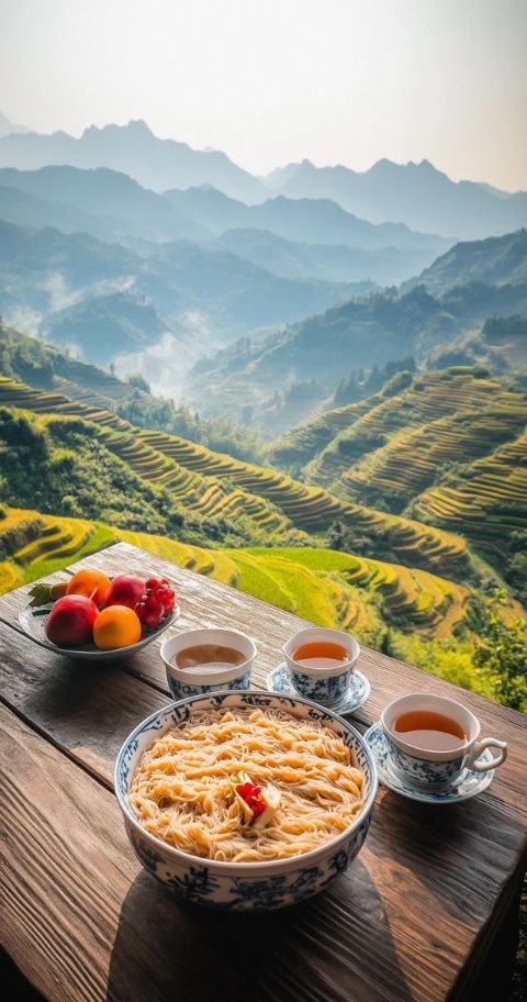西江苗寨附近的美食之旅：酸湯魚(yú)、糍粑、油茶等特色小吃