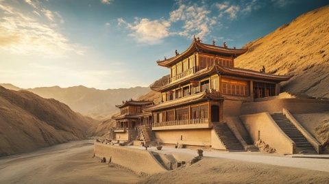 從色達(dá)縣顛簸前往甘孜縣：亞青寺的寧?kù)o之旅