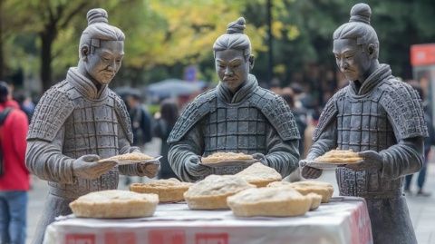 揚州小吃美味四溢：一碟魚蛋、一碗鴨血、幾個羊肉丸