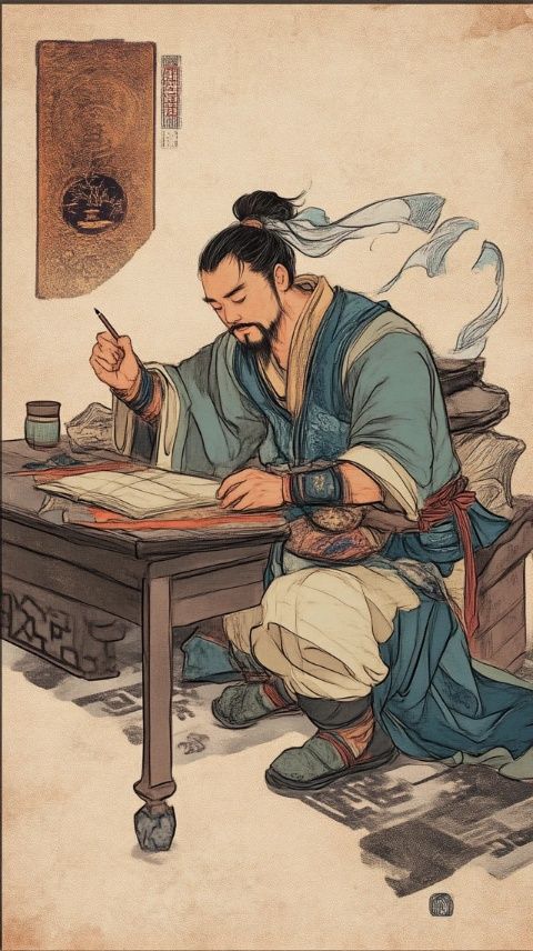 微風在中國古代文學史上，有這樣一位天才文人，他不僅詩詞寫得好，還是書法大家