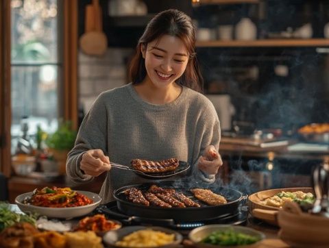 起亞車主體驗正宗韓國美食：辣白菜與韓式烤牛肉制作教學