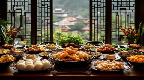 傍晚探訪洪崖洞老甘家江湖菜網(wǎng)紅店體驗(yàn)地道重慶味