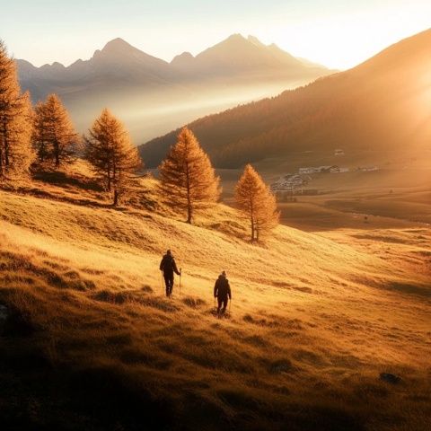 秋日登山：靜聽自然之聲，感受溫暖陽光的美好時光