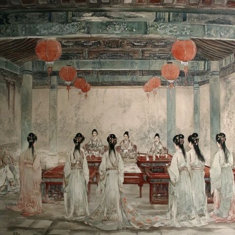 在廣東肇慶，一對新人喜結連理，盛大婚禮成為全城焦點,48桌的宴席，每桌22道菜