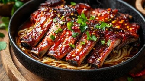 家常版醬香排骨，肉質軟爛脫骨，滿屋飄香，孩子超愛吃！