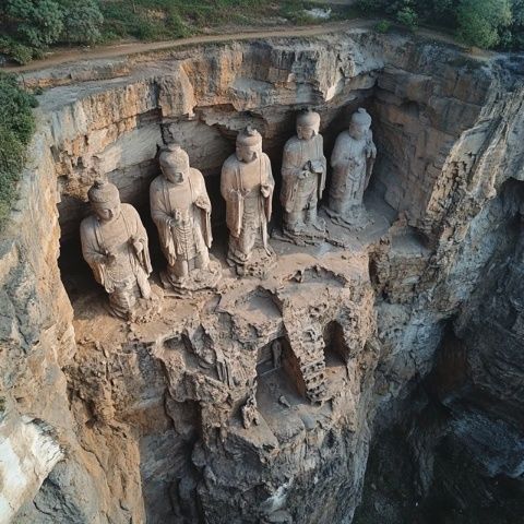 樂山市景點之樂山老龍門陣