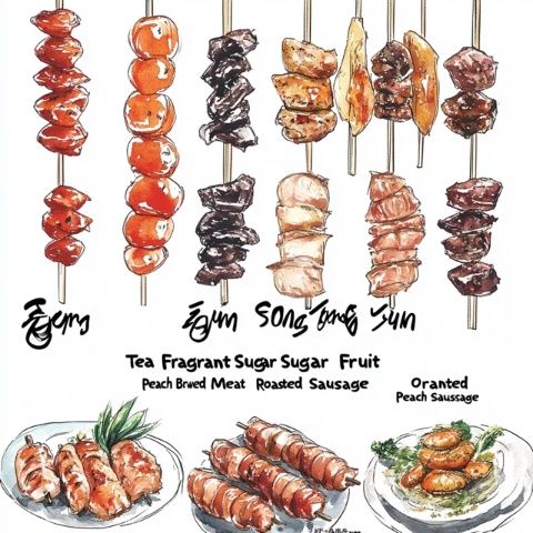 串燒的制作方法：經(jīng)典四川風味，輕松在家享用！