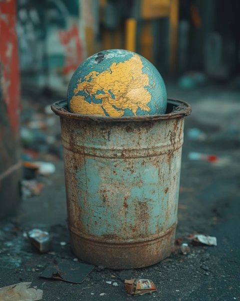 中國留學(xué)生意外發(fā)現(xiàn)垃圾桶里的