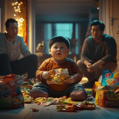 趁著這波肥娟小吃的火爆，海信廣告部的嗅覺(jué)確實(shí)快贊