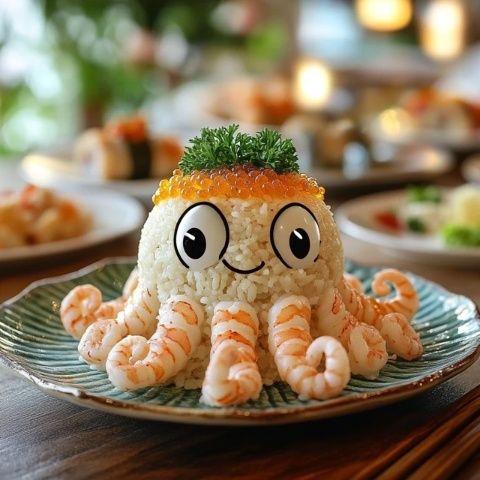 今日大揭秘： snake come true！輕松上手制作胡蘿卜鮮蝦蛇形飯