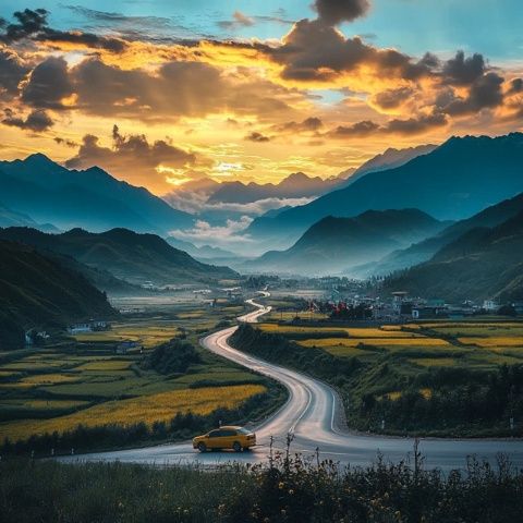 在四川達州的大竹縣縣城和區(qū)縣縣城之間，318國道蜿蜒穿行，其中一個小鎮(zhèn)——卷硐鎮(zhèn)