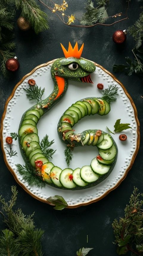 今日大揭秘： snake come true！輕松上手制作胡蘿卜鮮蝦蛇形飯