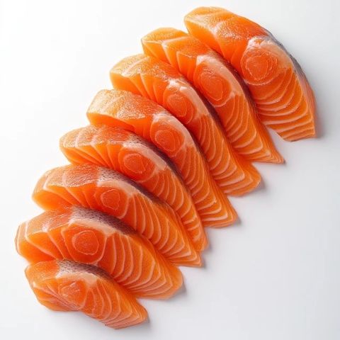 日本美食節今僅剩一周，切好的三文魚讓您垂涎三尺
