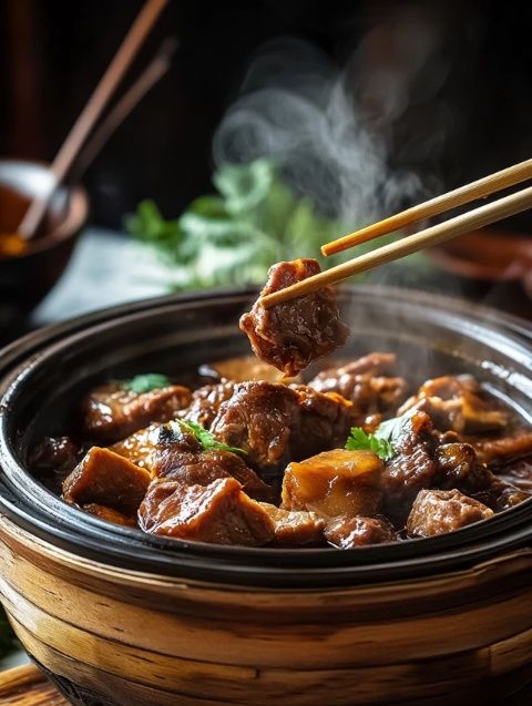 韶關(guān)樂昌香芋臘豬手煲：集美味與健康于一體的江南佳肴