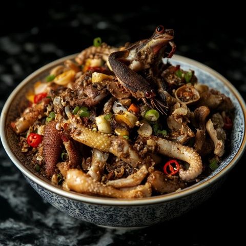 古法美味乾隆欽點的叫花雞——黃泥包裹出的傳奇佳肴，洪七公的味蕾之選
