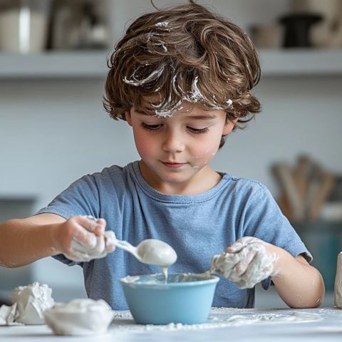 面粉彩泥套裝，讓孩子在過家家中體驗烹飪樂趣，安全無塵，媽媽省心