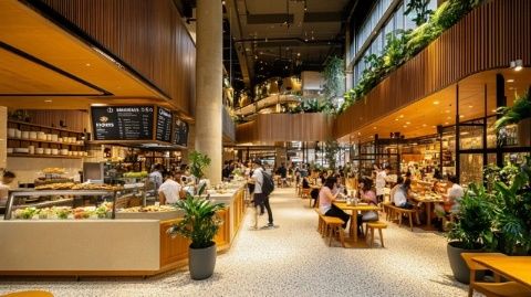 新梁倉美食廣場，璀璨明珠般橫空出世