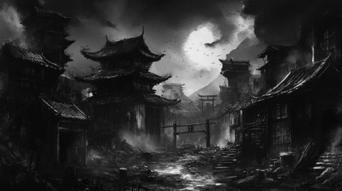 在一個(gè)細(xì)雨綿綿的清晨，我踏入了丹巴縣散拉科村，仿佛走進(jìn)了一幅水墨畫(huà)卷