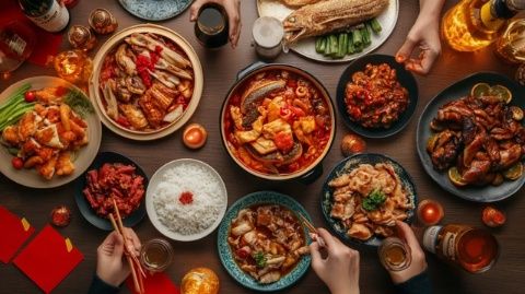 新年盛宴盛啟，美味佳肴共迎吉祥歲