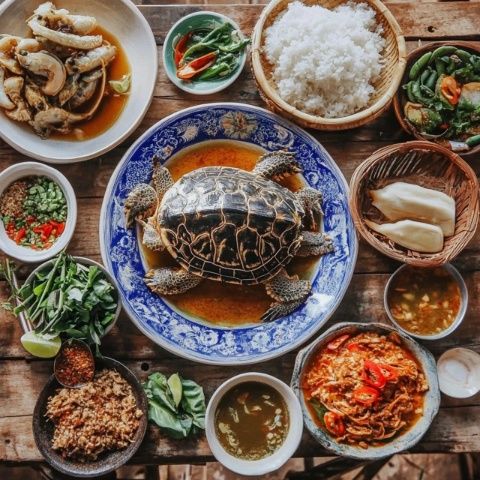 南方地域廣闊，飲食文化豐富多樣，以下是一些常見(jiàn)的南方美食