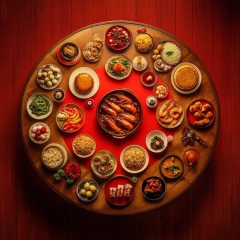 2025年春節富有寓意的幾款傳統美食美食食物節日快樂
