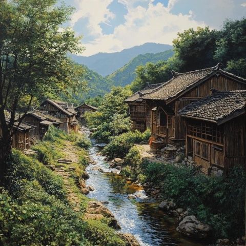 實拍千年古鎮里的“網紅”民宿，隱于山水間，一步一景，不負春光！