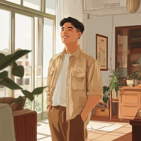 六點(diǎn)五十下班給老伴打電話,她還沒(méi)回家,原來(lái)接二寶去了爺爺家
