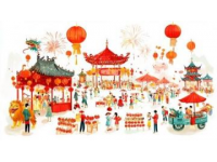 推薦理由春節(jié)廟會是中國人一項古老的傳統(tǒng)民俗文化活動，發(fā)展至今已有上千年的歷史