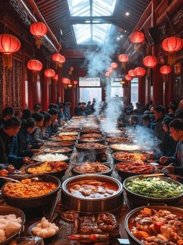 博山老顏神美食街：傳統魯菜與地方特色美食的盛宴