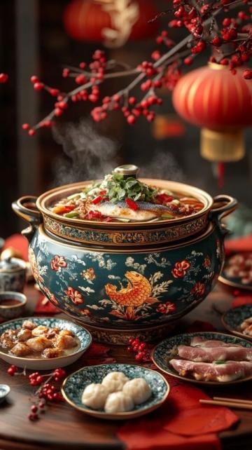 揭秘20年傳承家宴：客家大盆菜的做法，15種食材層層疊出新年好運！