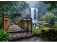 米東區獨山子村網紅打卡地，獨特的小瀑布在何處？