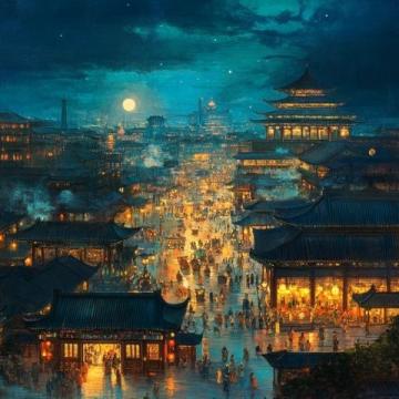 位置與環境夜晚的漕河涇，燈火闌珊，而在這片繁華之中