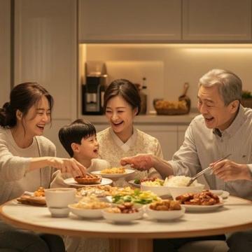 秋季豐收之際，岳母家獻上美味打鹵面款待女婿