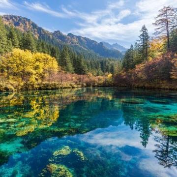 四川九寨溝黃龍景區：自然與文化的完美融合旅游勝地