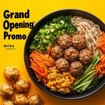 琳琳鹵面新店龍泉路財大旁開業！10元小碗贈雞腿，告別王旗營排隊煩惱