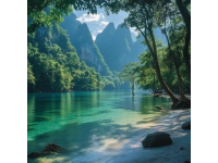 象島位于泰國灣中，是泰國海島當中開發(fā)相當完善的島嶼之一,在椰林樹影的掩映之下
