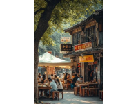 杭州南宋御街，你可以從早吃到晚