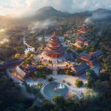 廣州周邊游丨清遠交界之間，依山而建的歐式城堡酒店