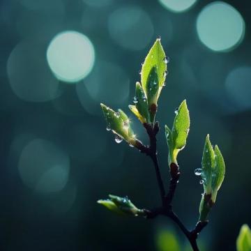 春雨滋潤萬物，彰顯生命的意義
