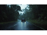 梅雨時節，雨水稀里嘩啦下個不停，車行雨中，又是另外一番風景……