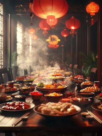 春節(jié)是中國最重要的傳統(tǒng)節(jié)日，美食是慶祝這一節(jié)日不可或缺的一部分