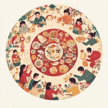 春節(jié)是中國最重要的傳統(tǒng)節(jié)日，美食是慶祝這一節(jié)日不可或缺的一部分