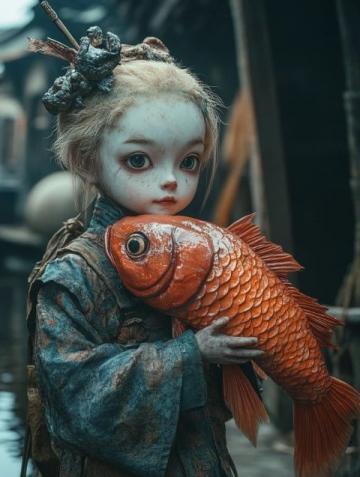 宜賓黃昏奇觀：長江魚變身觀賞寵物，人與自然和諧共生