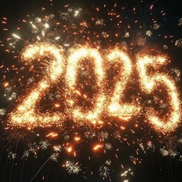 告別2024，喜迎2025，煙火昭彰，星月滾燙