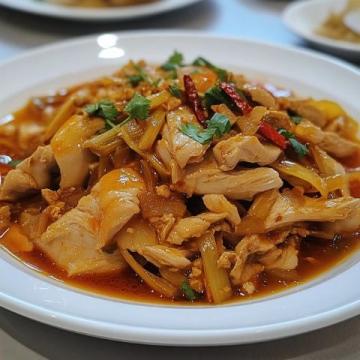 溫馨美食：大盤雞的香濃魅力