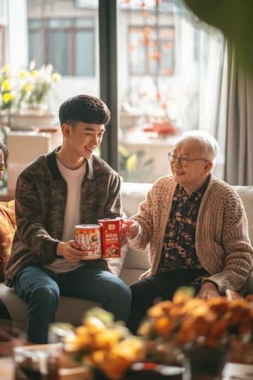 山東姑婆帶倆年輕人來東北，臨走還要帶走10包涼面