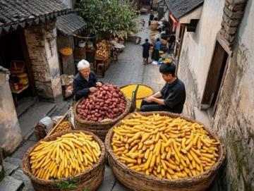 潮汕這片充滿文化底蘊的土地，孕育了無數令人垂涎的美食，其中甘筒果又稱馬鈴薯果