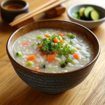 粥里的用料不是很多一般般，兩人份夠三個人喝的，味道也不是很正宗鮮美的那種