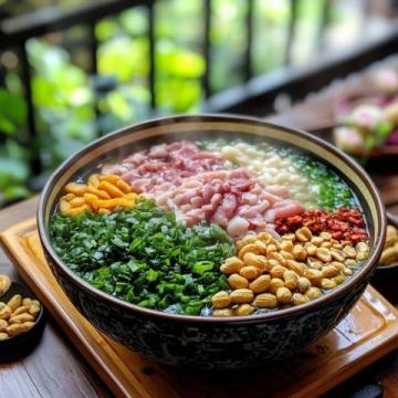 廣西河池傳統菜肴之一-河池煮粉